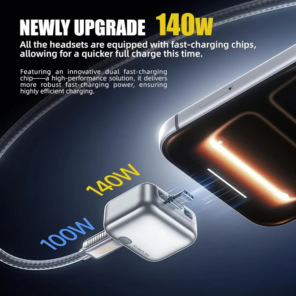 Smart Auto Disconnect Fast Charging Adapter upto 140W
