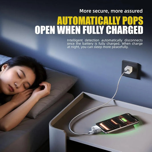 Smart Auto Disconnect Fast Charging Adapter upto 140W
